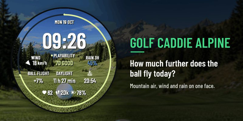 Golf Caddie Alpine