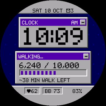 Pixel Desktop Watch Face