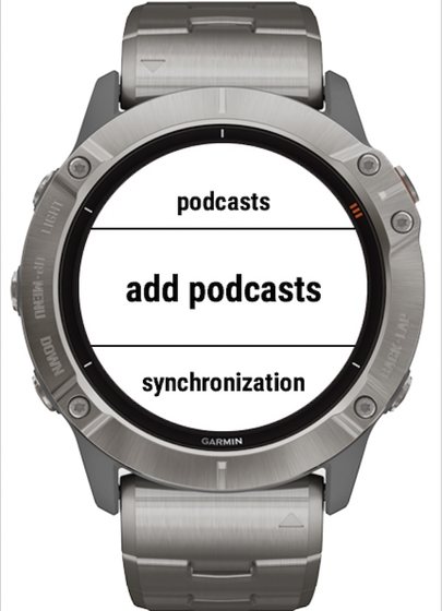 playrun, all podcasts on your Garmin watch screenshot 4