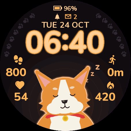 Walkies — Pet Dog Watch Face, Build Your Dog screenshot 1