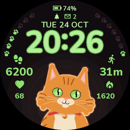 Whiskers — Pet Cat Watch Face, Build Your Cat screenshot 5