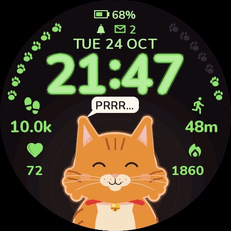 Whiskers — Pet Cat Watch Face, Build Your Cat screenshot 2