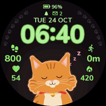 Whiskers — Pet Cat Watch Face, Build Your Cat screenshot 1