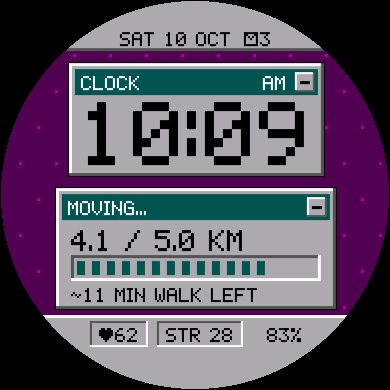 Pixel Desktop Watch Face screenshot 2