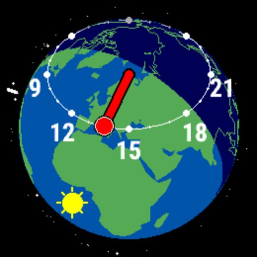 TrueGlobeClock screenshot 2