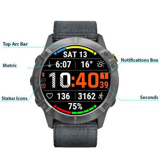 GLANCE watch face screenshot 5