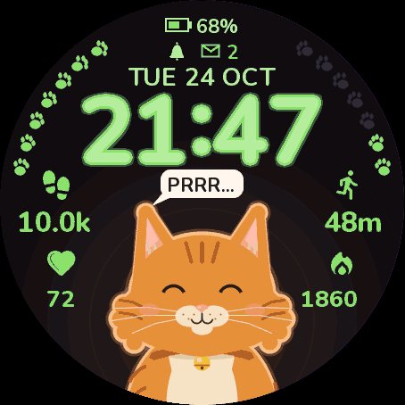 Whiskers — Pet Cat Watch Face, Build Your Cat screenshot 4