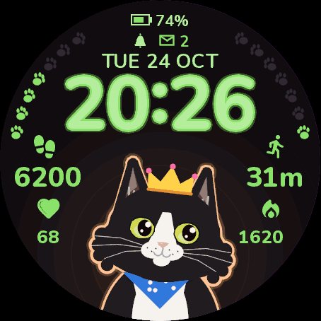 Whiskers — Pet Cat Watch Face, Build Your Cat screenshot 3