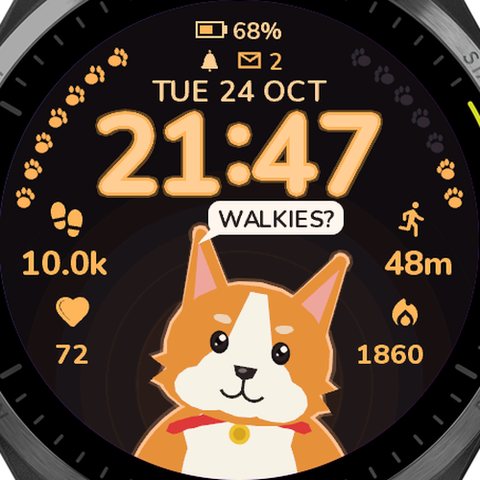 Walkies — Pet Dog Watch Face, Build Your Dog