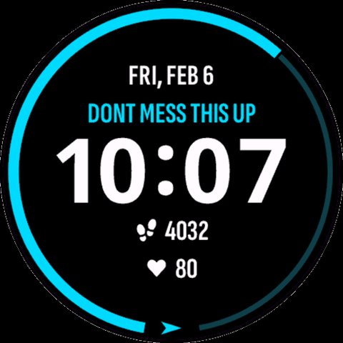 The Laziest Watchface Ever Created